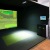 golf simulator in a room